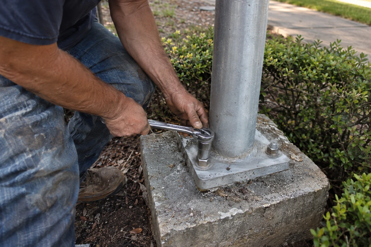 Flagpole installation and repair contractor